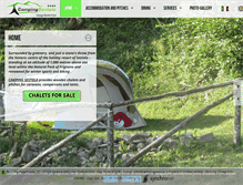 Tablet Screenshot of campingsestola.it
